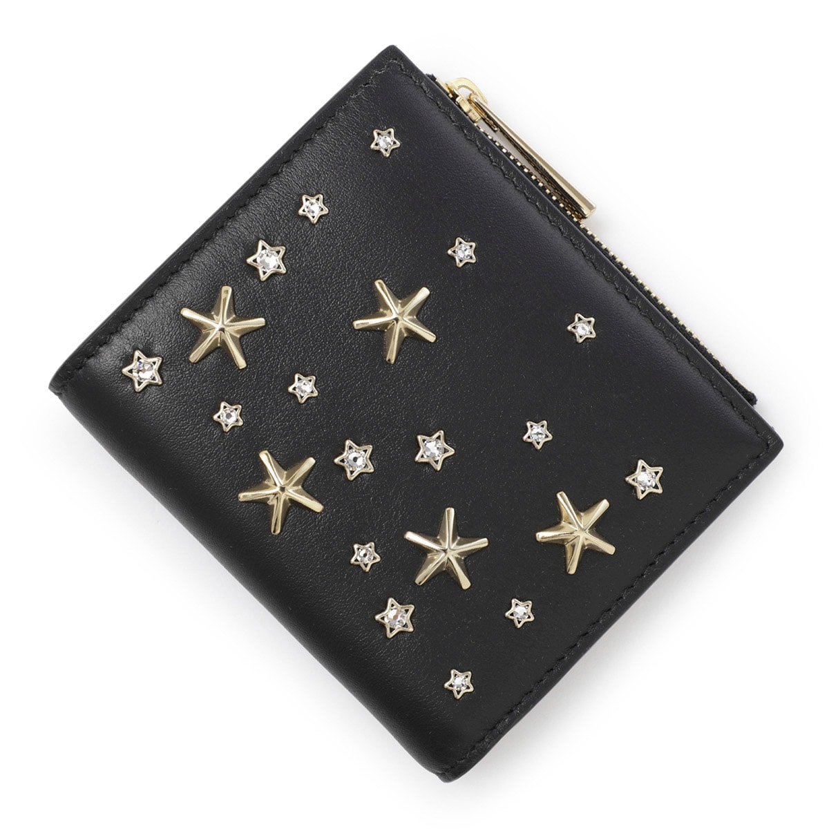 JIMMY CHOO ジミーチュウ 2つ折り財布 小銭入れ付き/Hanni レディース