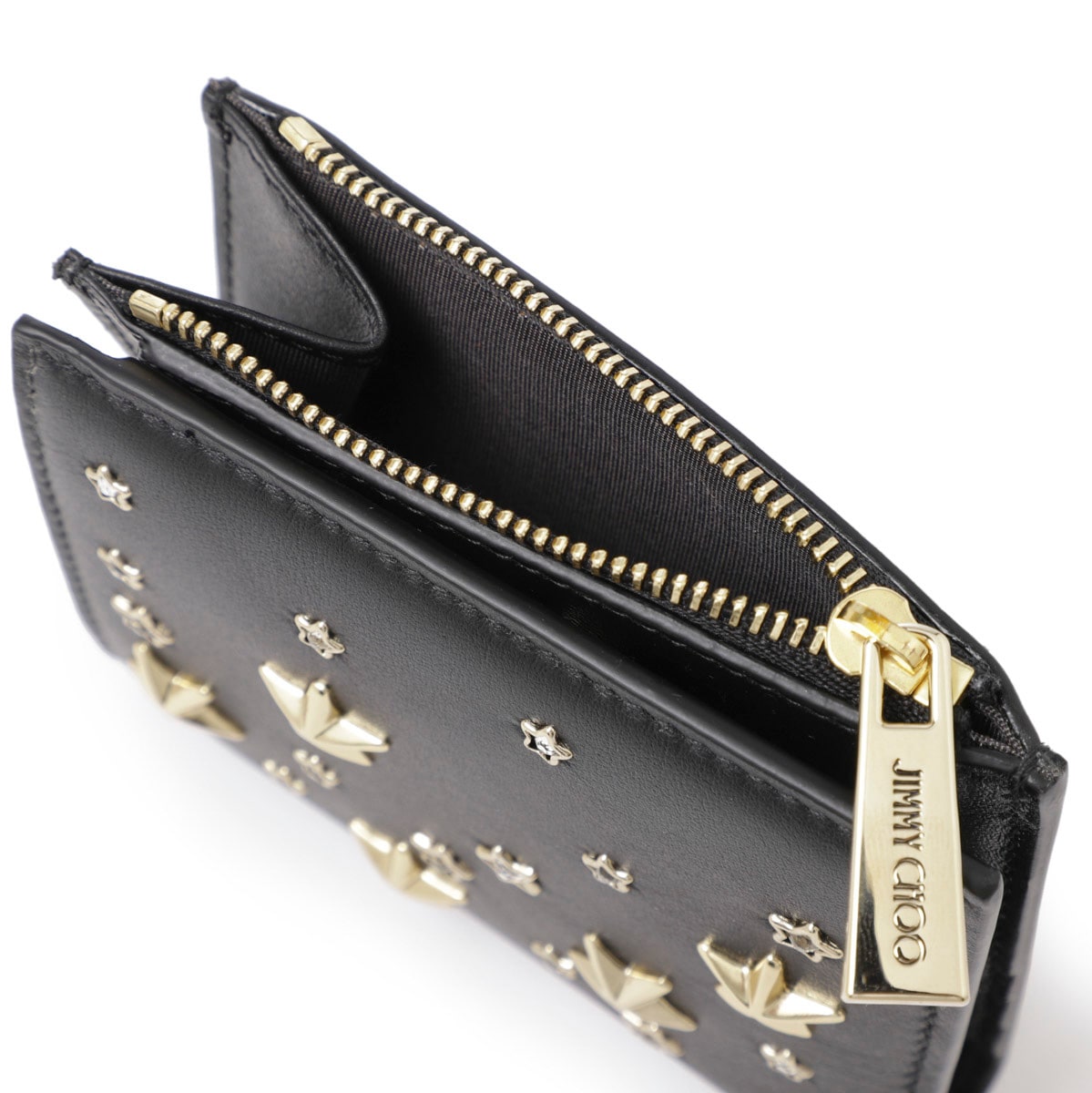 JIMMY CHOO ジミーチュウ 2つ折り財布 小銭入れ付き/Hanni レディース