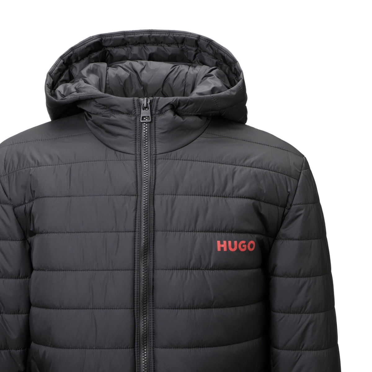 HUGO HUGOBOSS ヒューゴヒューゴボス 中綿入りフーデッドブルゾン/キルティングジャケット/BENE2241 メンズ