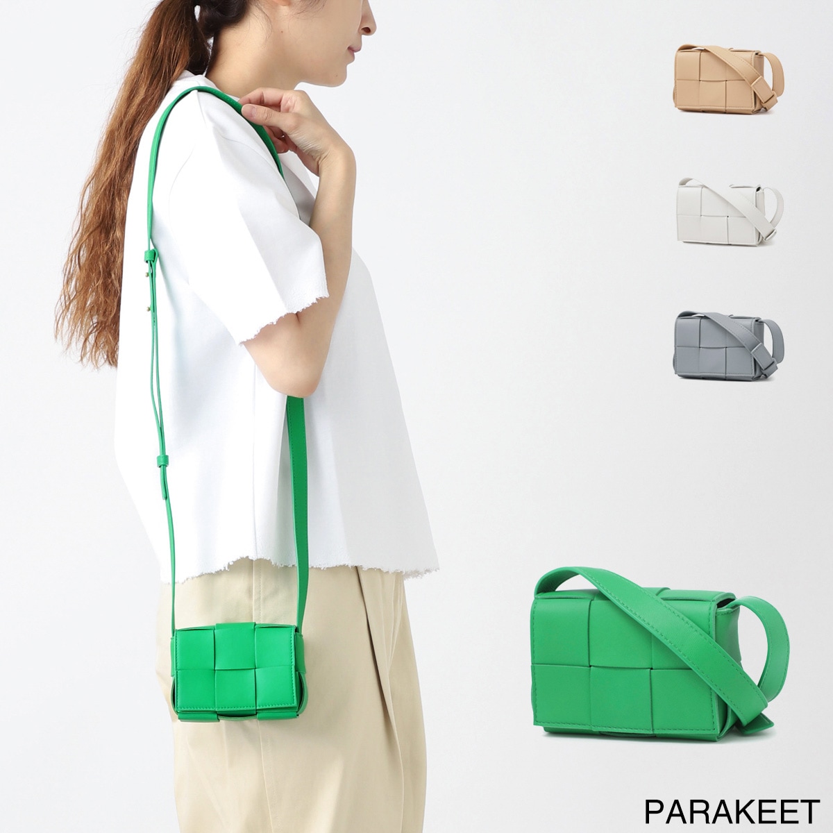 BOTTEGA VENETA ボッテガヴェネタ クロスボディバッグ/ミニバッグ/CANDY CASSETTE キャンディー カセット レディース