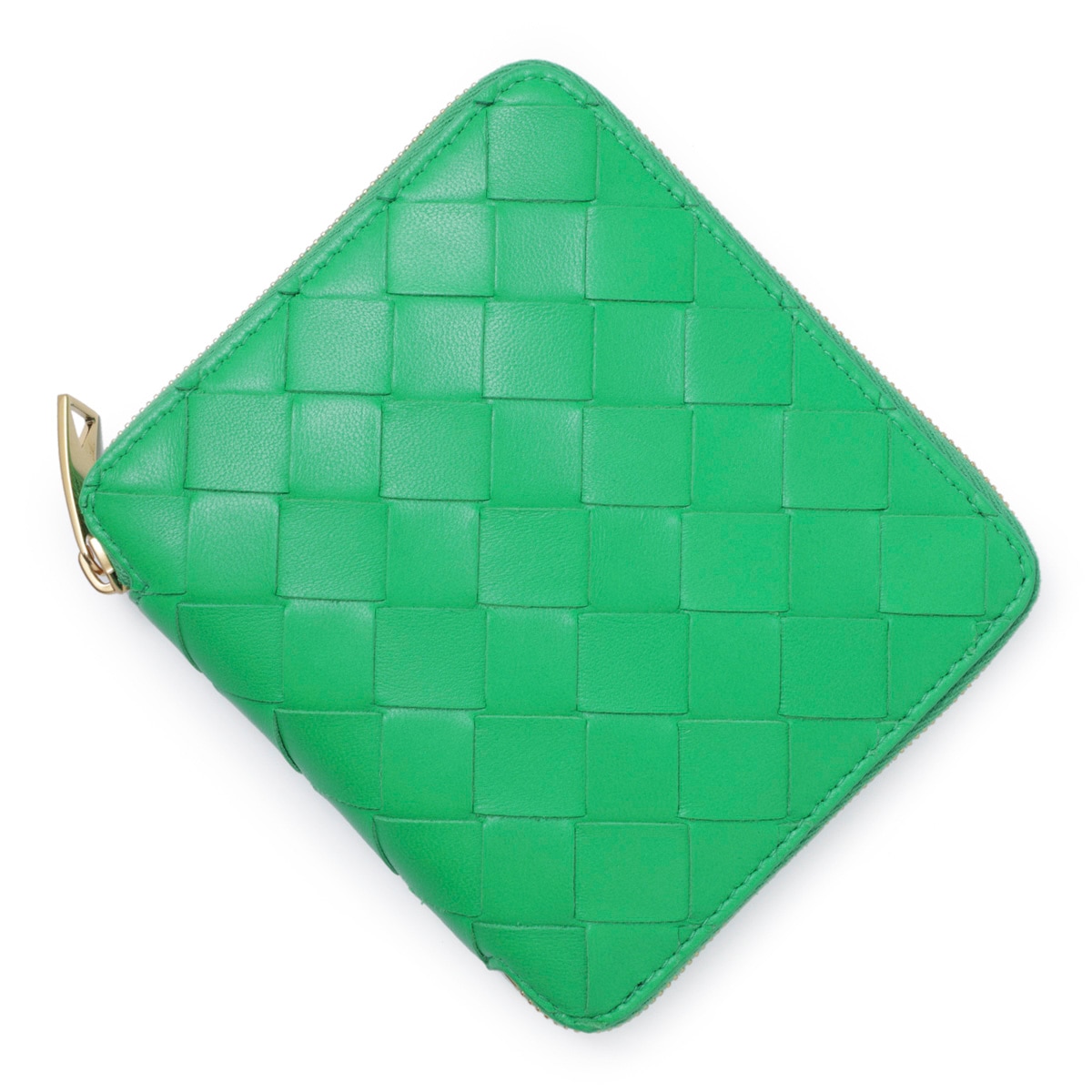 BOTTEGA VENETA ボッテガヴェネタ 2つ折り財布 小銭入れ付き/ラウンドファスナーウォレット/INTRECCIATO イントレチャート レディース