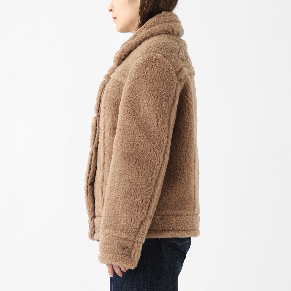 MaxMara Agiateコットンショートジャケット40 アウトレット】Max Mara マックスマーラ ショートジャケット/TTEDDINO