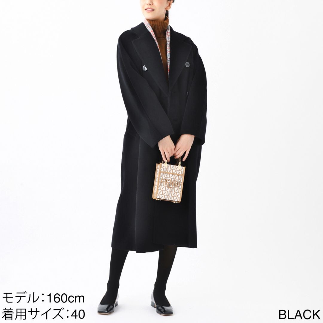 美品♡ マックスマーラ ロングコート ダブル ウール 44 大きいサイズ 黒 楽天市場】エスマックスマーラ S Max Mara ウールコート