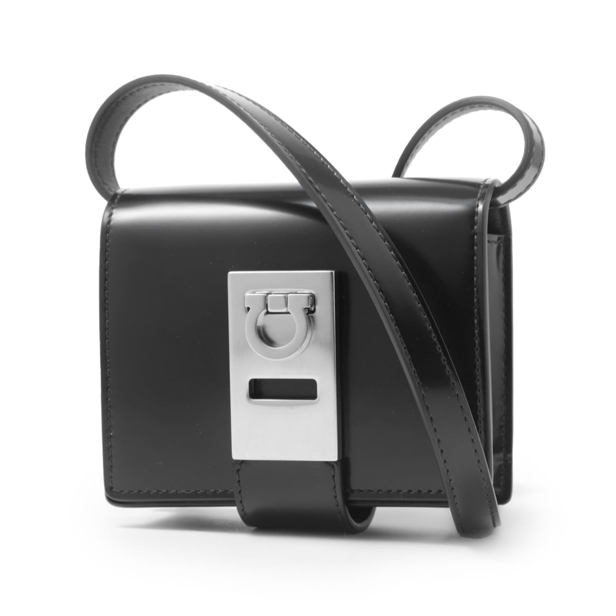 FERRAGAMO (Salvatore Ferragamo) フェラガモ ストラップ付き カードケース/ショルダーバッグ メンズ