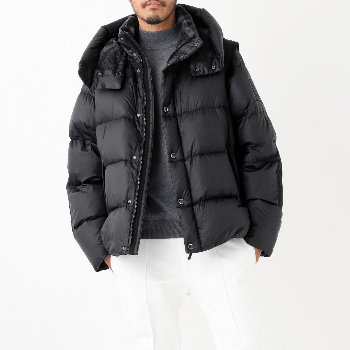 BURBERRY ブラック ダウンベスト！ アウトレット】【ラスト1点】BURBERRY バーバリー ダウンベスト