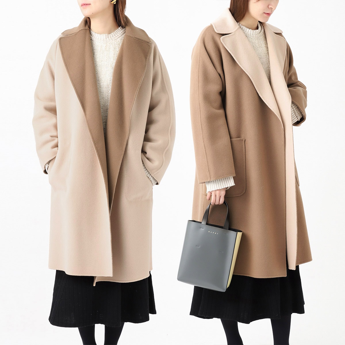 WEEKEND Max Mara ウィークエンドマックスマーラ ロングコート/リバーシブルコート/RAIL【大きいサイズあり】 レディース