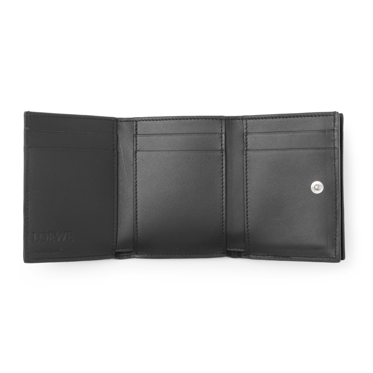 LOEWE ロエベ 3つ折り財布 小銭入れ付き/コンパクトウォレット/TRIFOLD WALLET メンズ