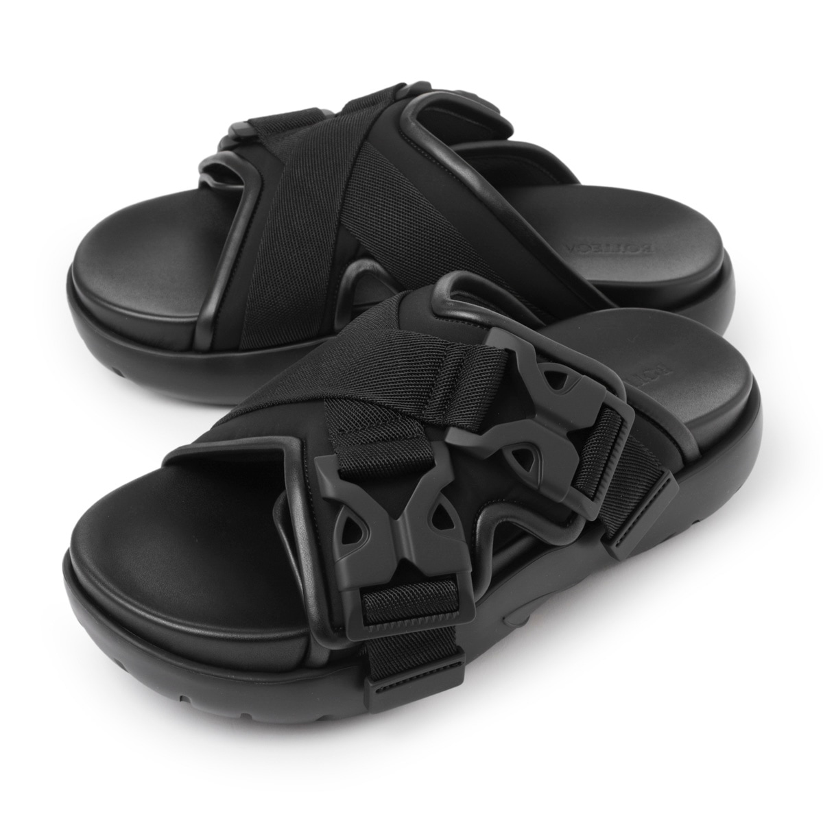 【最安値に挑戦】 BOTTEGA SLIDE スライドサンダル/SNAP ボッテガヴェネタ VENETA 靴