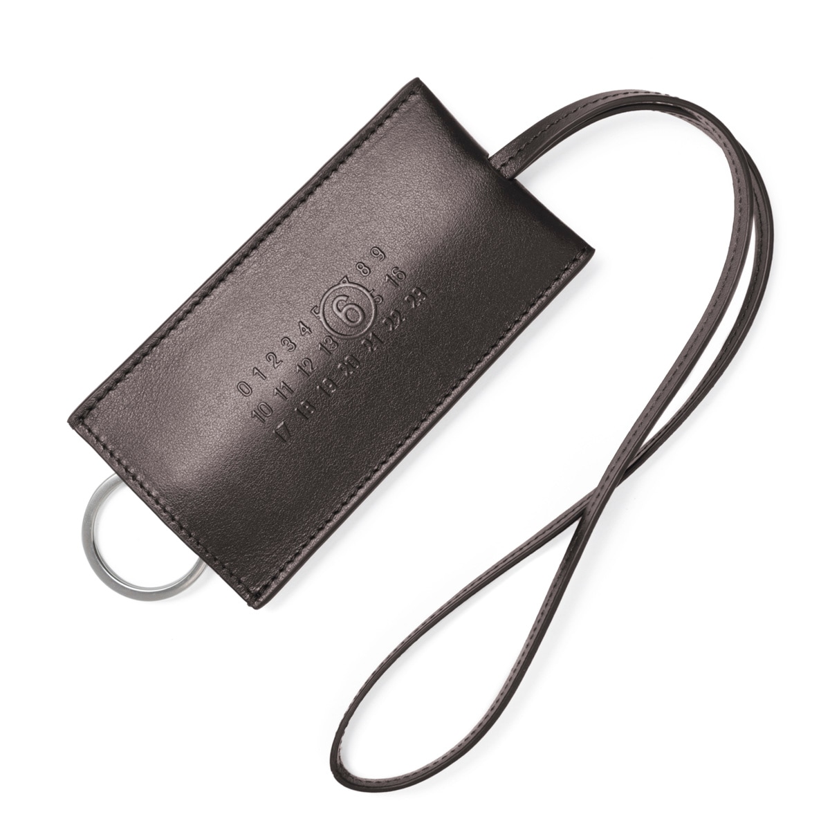 【アウトレット】MM6 Maison Margiela エムエム 6 メゾンマルジェラ キーリング/LABEL LOGO KEY LANDYARD レディース