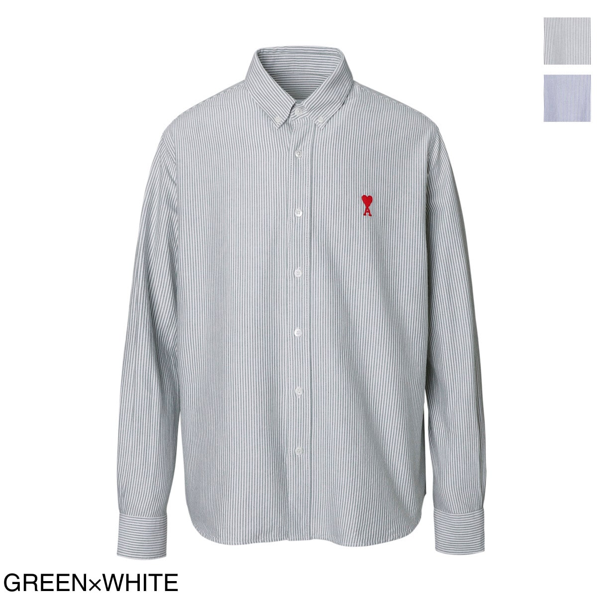 AMI PARIS アミ パリス ボタンダウンシャツ/カジュアルシャツ/BUTTON DOWN AMI DE COEUR SHIRT メンズ
