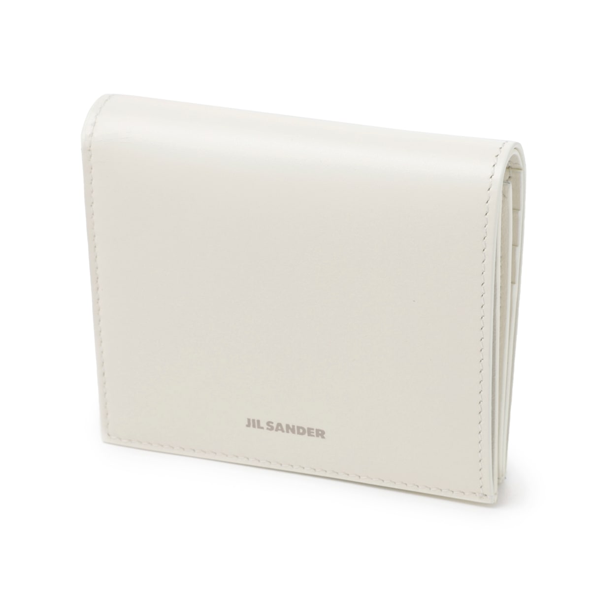【格安】ジルサンダー　JIL SANDER 財布　コンパクトウォレット　ホワイト ジルサンダー JIL SANDER JSMU840112 MUS69103N 三つ折り財布 メンズ