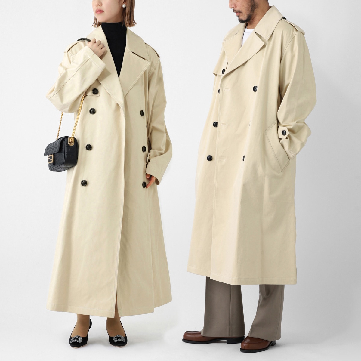 アウトレット】AMI アミ トレンチコート | メンズ・ブランド一覧,□ A