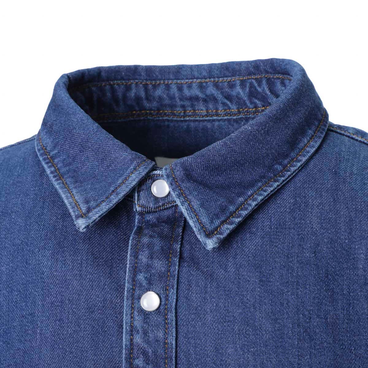 AMI ALEXANDRE MATTIUSSI アミ デニムシャツ/CHEMISE AMI DE COEUR MID