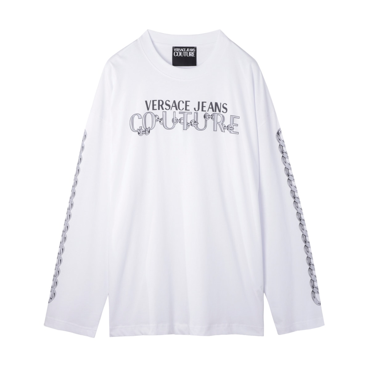 VERSACE JEANS COUTURE ヴェルサーチェ クルーネック長袖Tシャツ