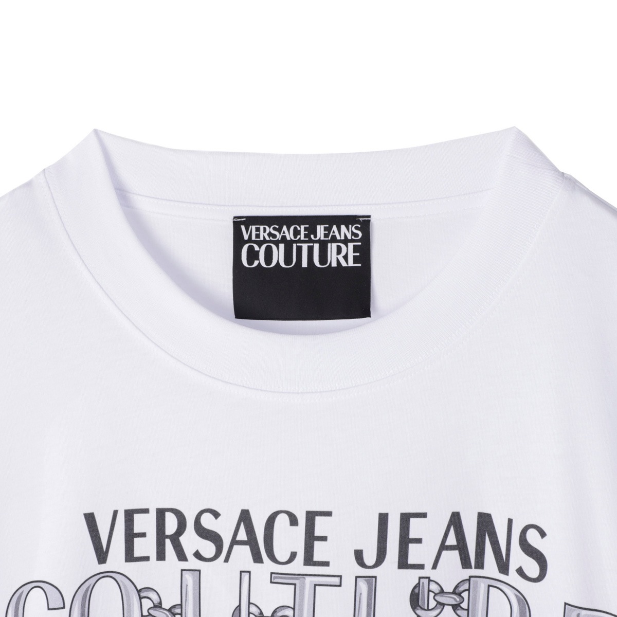 VERSACE JEANS COUTURE ヴェルサーチェ クルーネック長袖Tシャツ