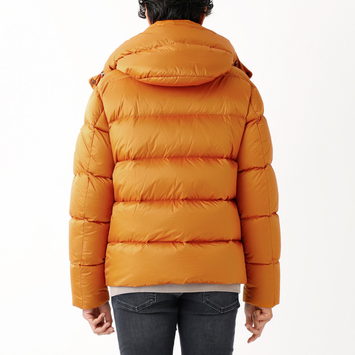 MOORER ムーレー　オレンジ ダブルブレスト ダウンジャケット　40サイズ MOORER ムーレー オレンジ ダブルブレスト ダウンジャケット 40サイズ