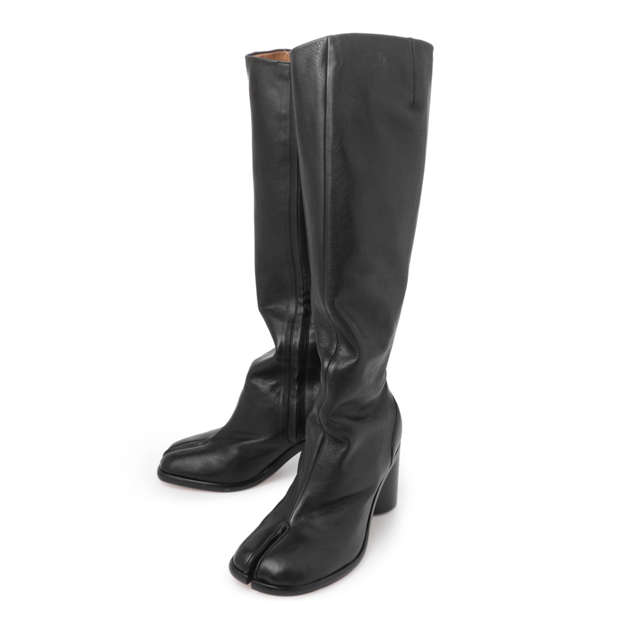 maison margiela 足袋 タビ ロング ブーツ Maison Margiela Tabi 80mm ロングブーツ | ブラック | FARFETCH JP