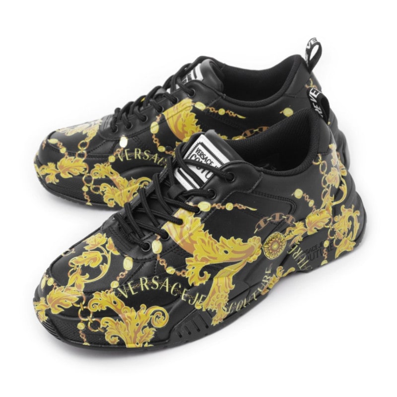 【アウトレット】【ラスト1点】VERSACE JEANS COUTURE ヴェルサーチェ スニーカー【大きいサイズあり】 メンズ