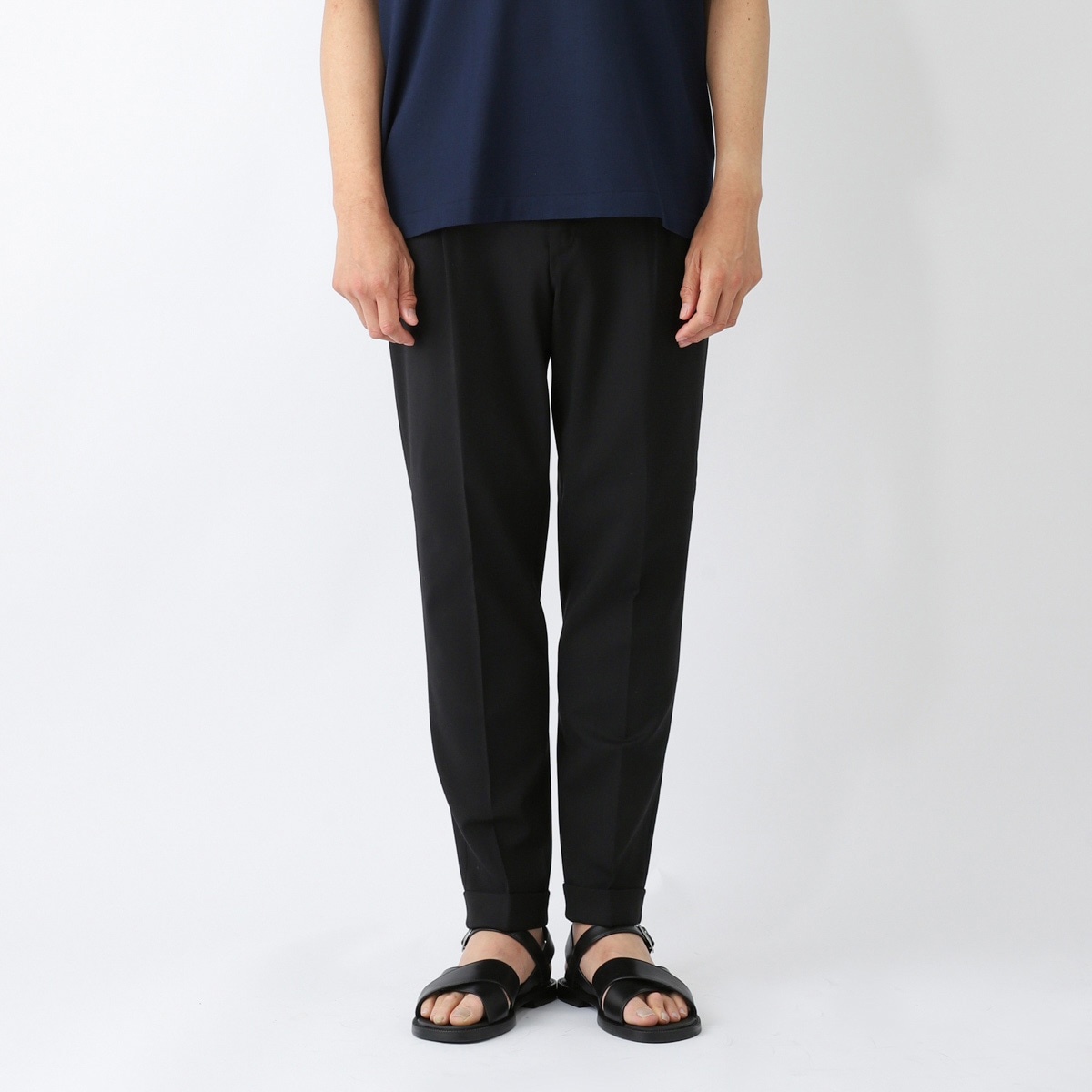 PT トリノ ブラック スラックス 50 REBEL FIT/MR30 PT TORINO ピーティートリノ / REBEL FIT スラックス ノータック