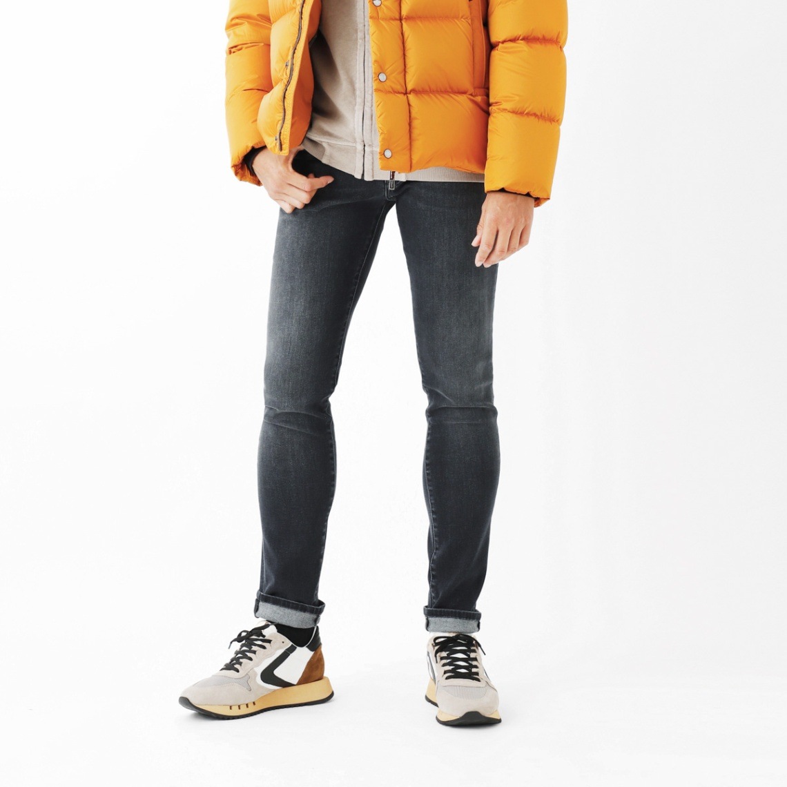 【アウトレット】PT TORINO DENIM ピーティートリノデニム ジップフライジーンズ/SWING SUPERSLIM FIT【大きいサイズあり】 メンズ