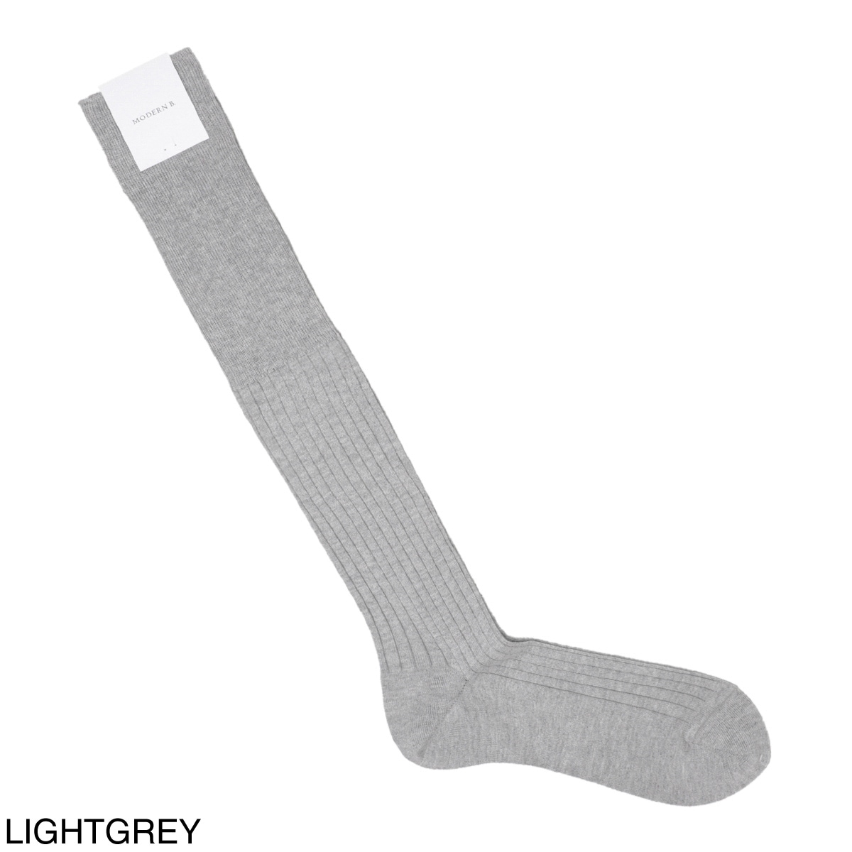 【ネコポス対応(2点まで)】MODERN B. モダンブルー 靴下/ソックス/アメリカンシーアイランドコットン ワイドリブ ロングホーズ 中薄 相当サイズ 25-26cm【返品交換不可】 メンズ