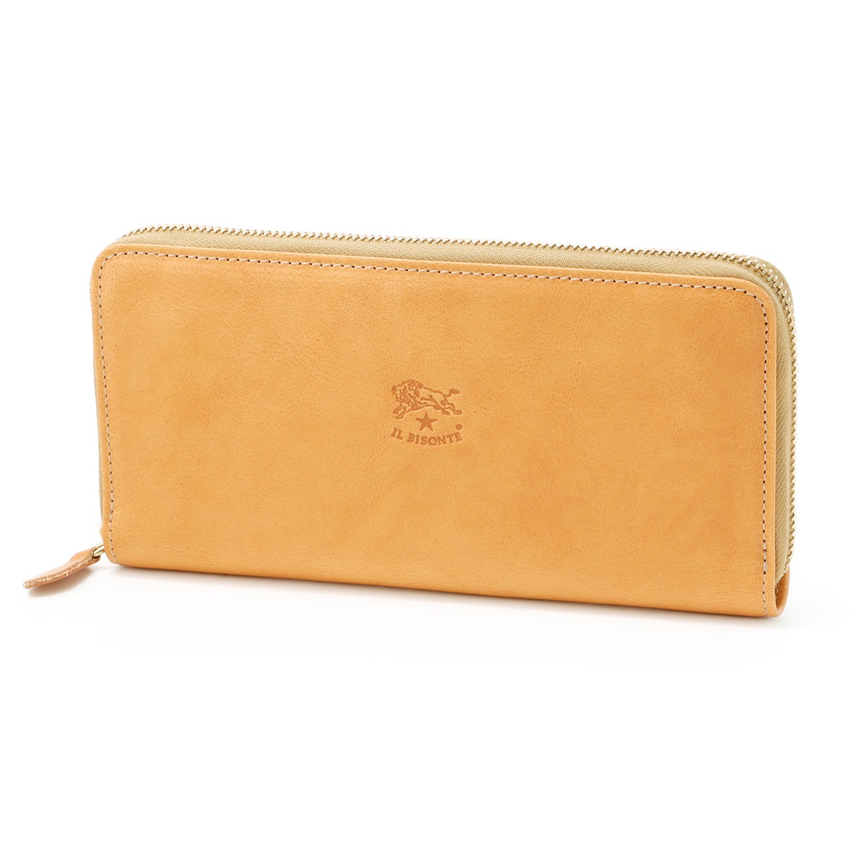 IL BISONTE イルビゾンテ ラウンドファスナー長財布 小銭入れ付き/ロングウォレット/SZW046 Ametista レディース