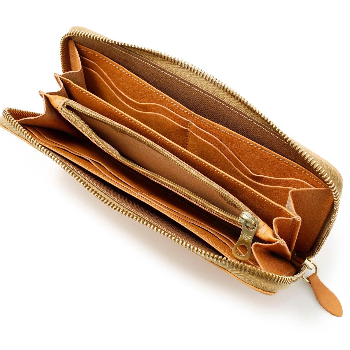 IL BISONTE イルビゾンテ ラウンドファスナー長財布 小銭入れ付き/ロングウォレット/SZW046 Ametista レディース