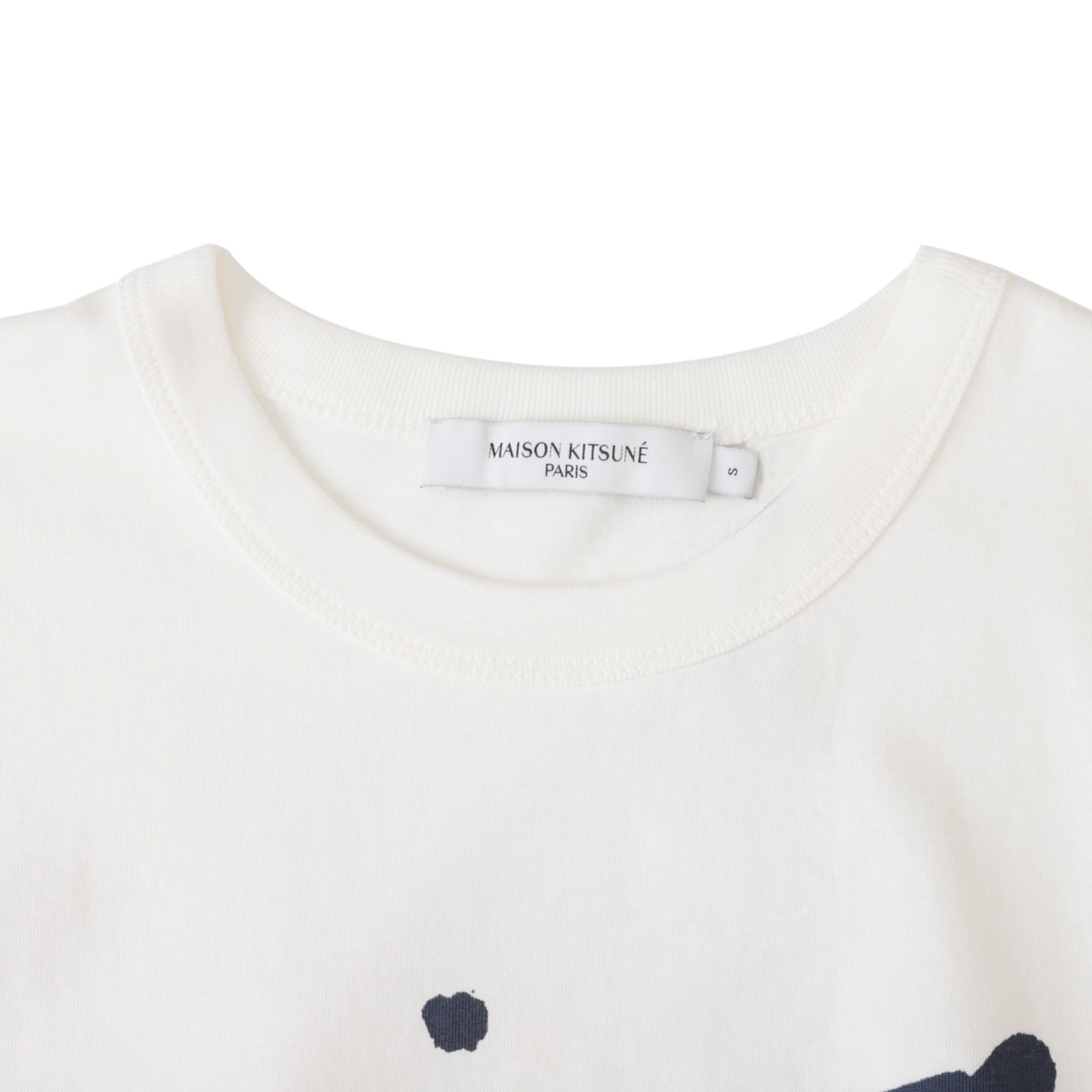 MAISON KITSUNE メゾンキツネ クルーネックTシャツ/HANDWRITING