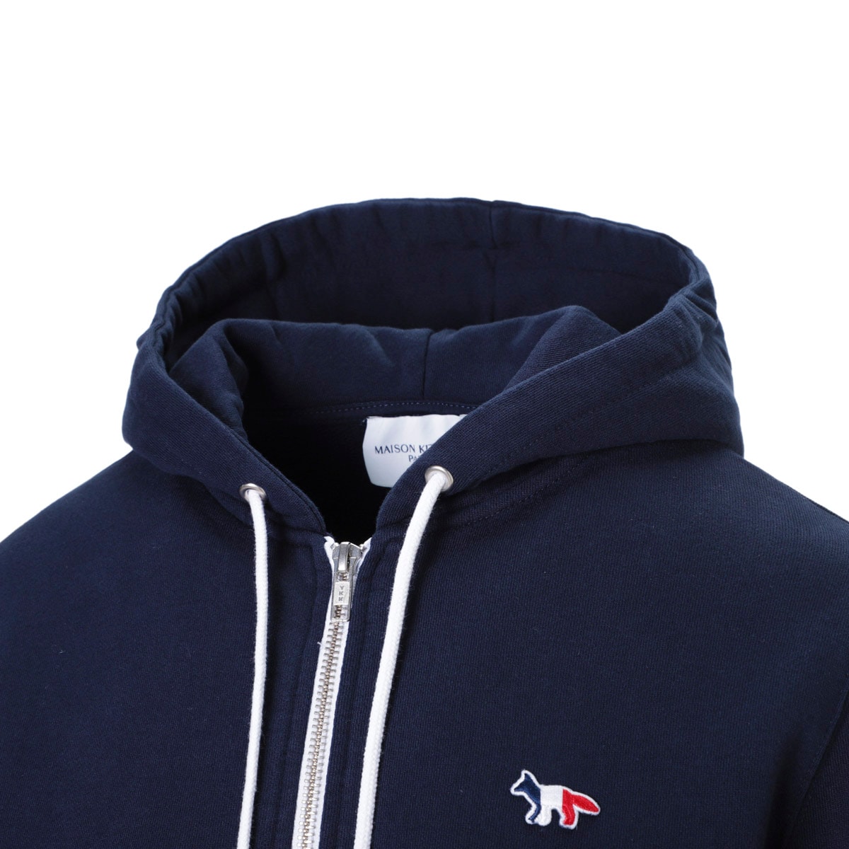 MAISON KITSUNE メゾンキツネ ジップアップパーカ/TRICOLOR FOX PATCH