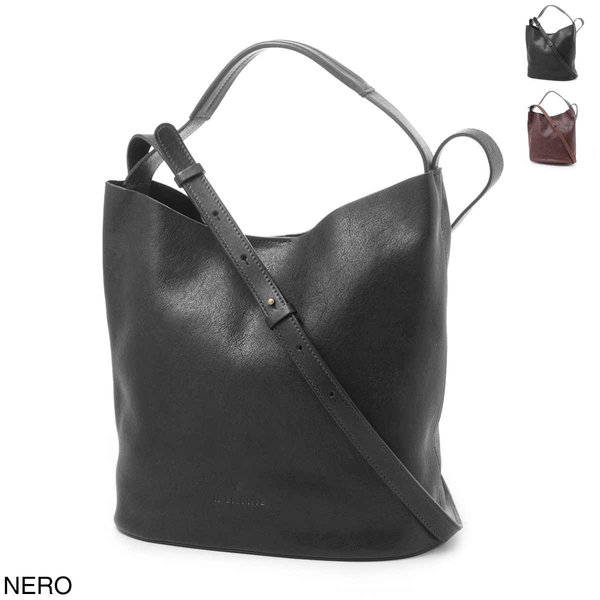 【アウトレット】IL BISONTE イルビゾンテ バケットバッグ 3WAY/ショルダーバッグ/BBU026 Le Laudi レディース