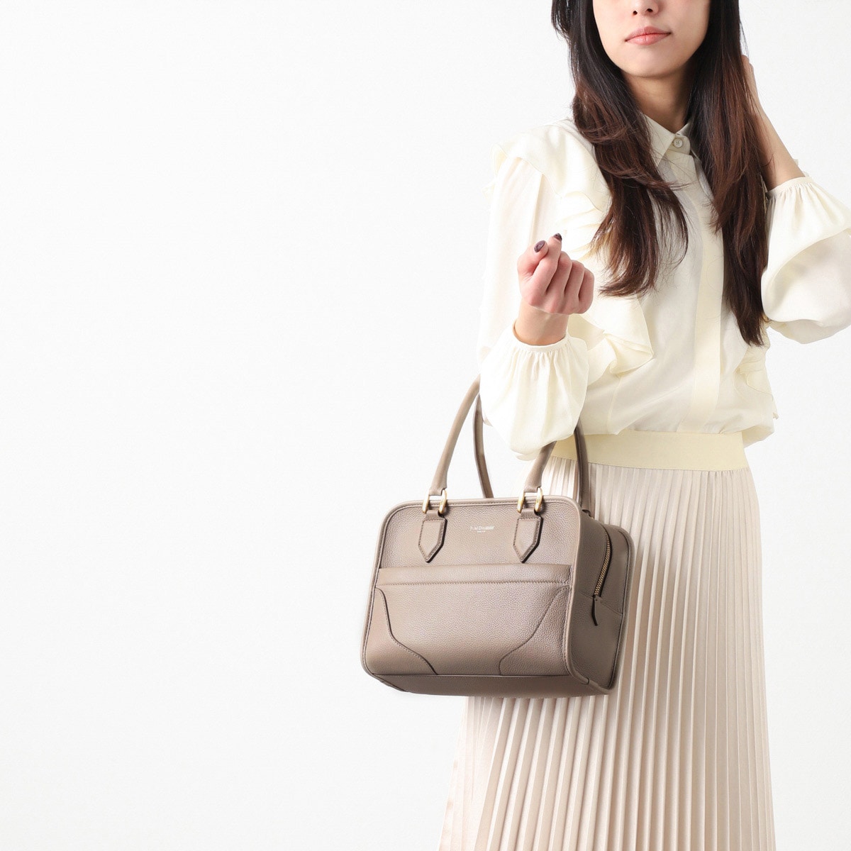 【アウトレット】J&M DAVIDSON ジェイ&エム デヴィッドソン ハンドバッグ/MIA CUBE ミア キューブ レディース