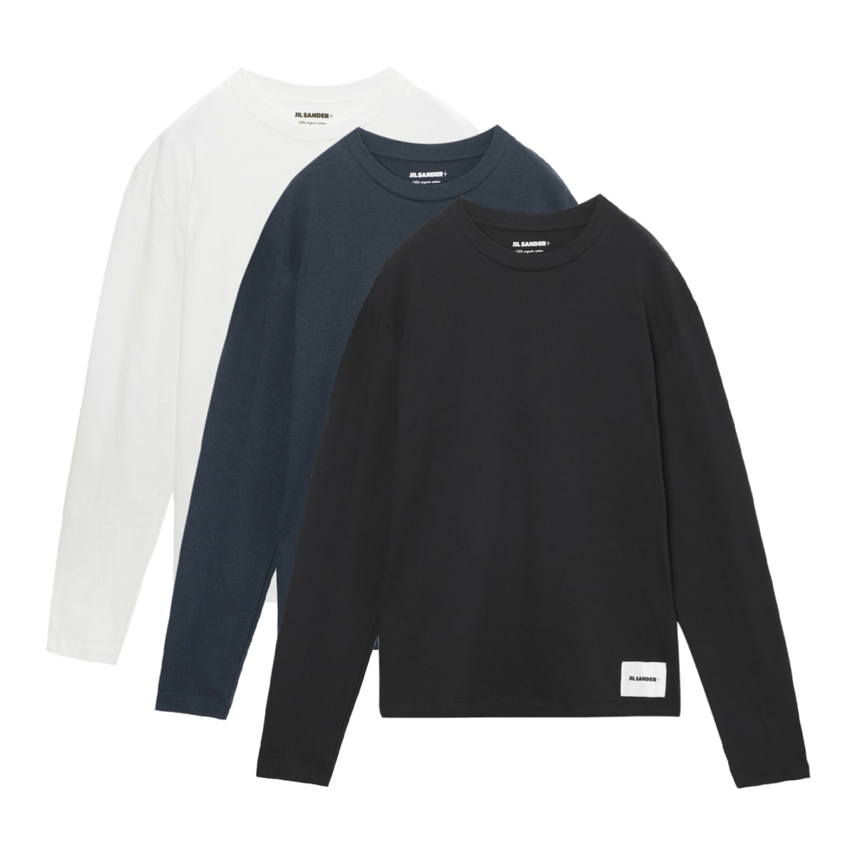 【アウトレット】【ラスト1点】JIL SANDER ジルサンダー クルーネック カットソー 3枚セット メンズ