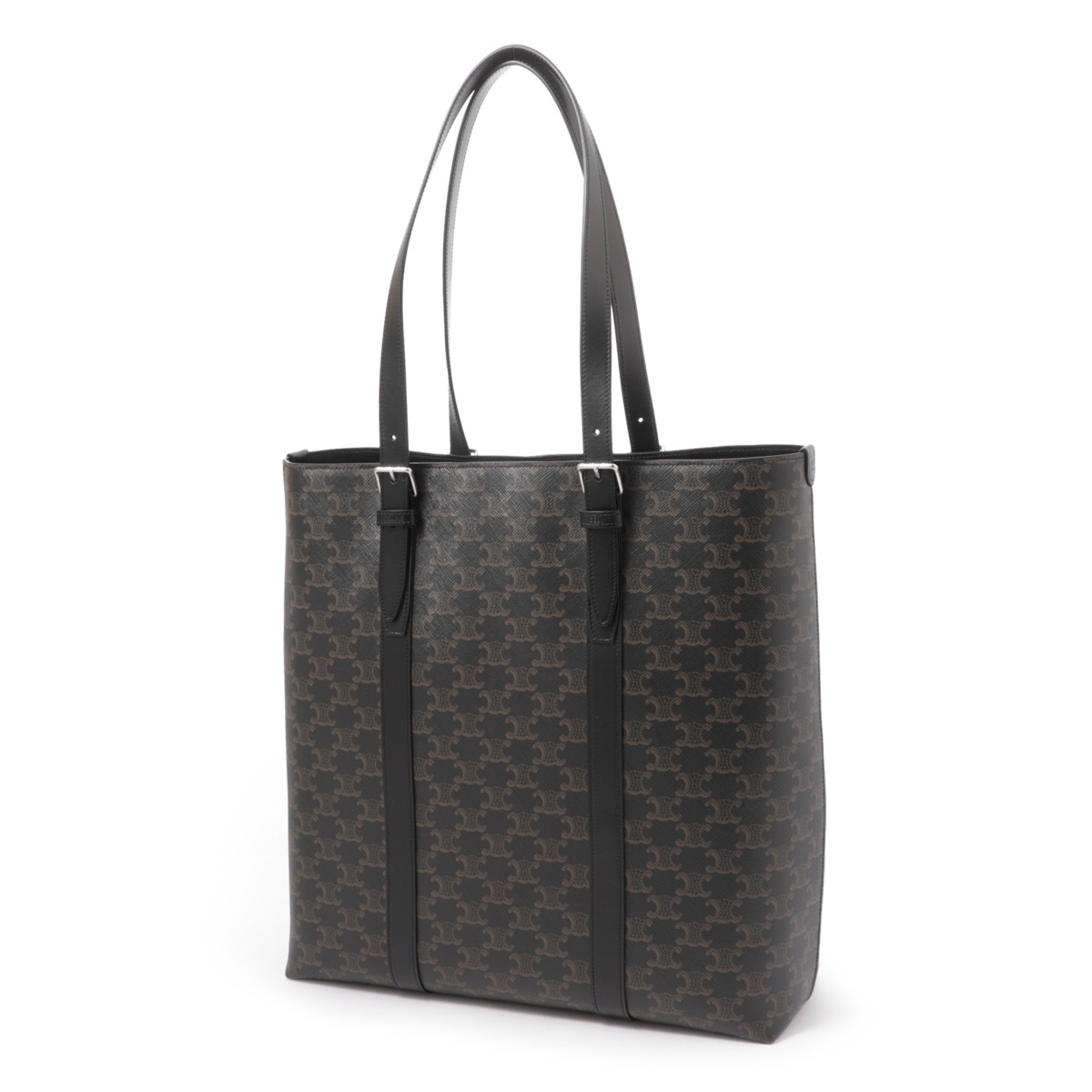 CELINE セリーヌ トートバッグ セリーヌ CELINE ターンロック ロゴ エンボスレザー トート
