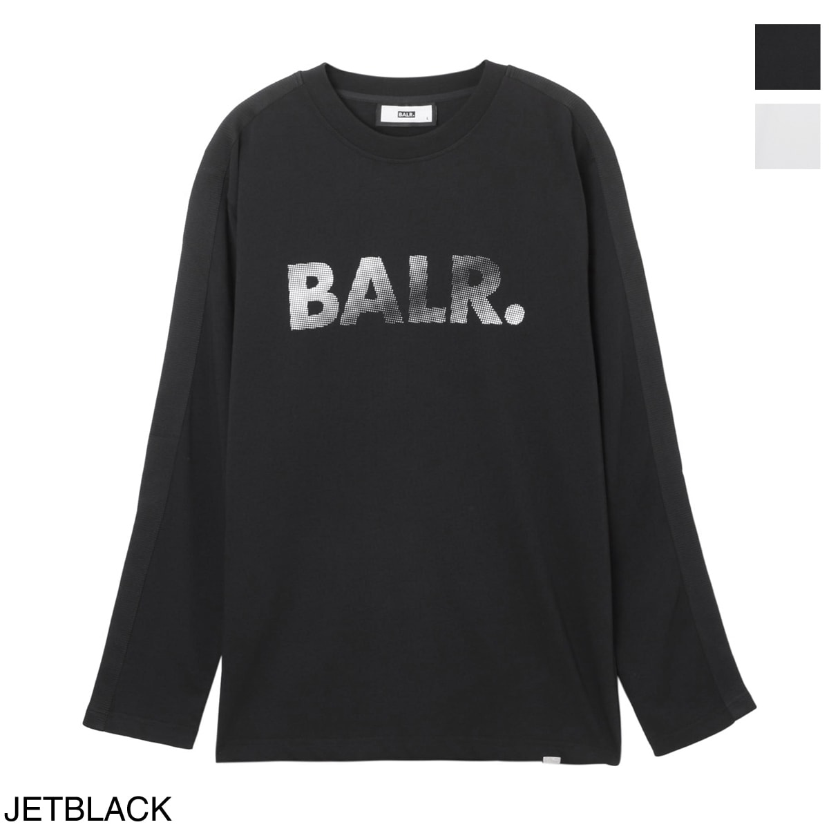 BALR.⭐️長袖Tシャツ ブラック ロゴ シンプル モノトーン 高級感 季節 BALR.⭐️長袖Tシャツ ブラック ロゴ シンプル モノトーン 高級