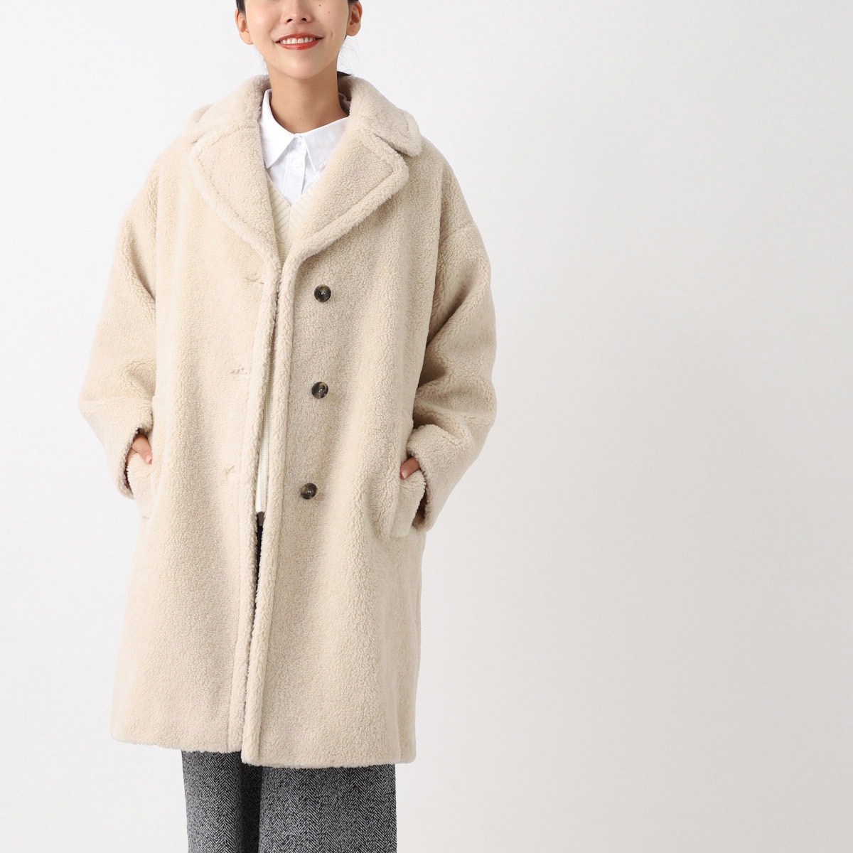 WEEKEND Max Mara ウィークエンドマックスマーラ ウールコート/ボアコート/VEBER【大きいサイズあり】 レディース