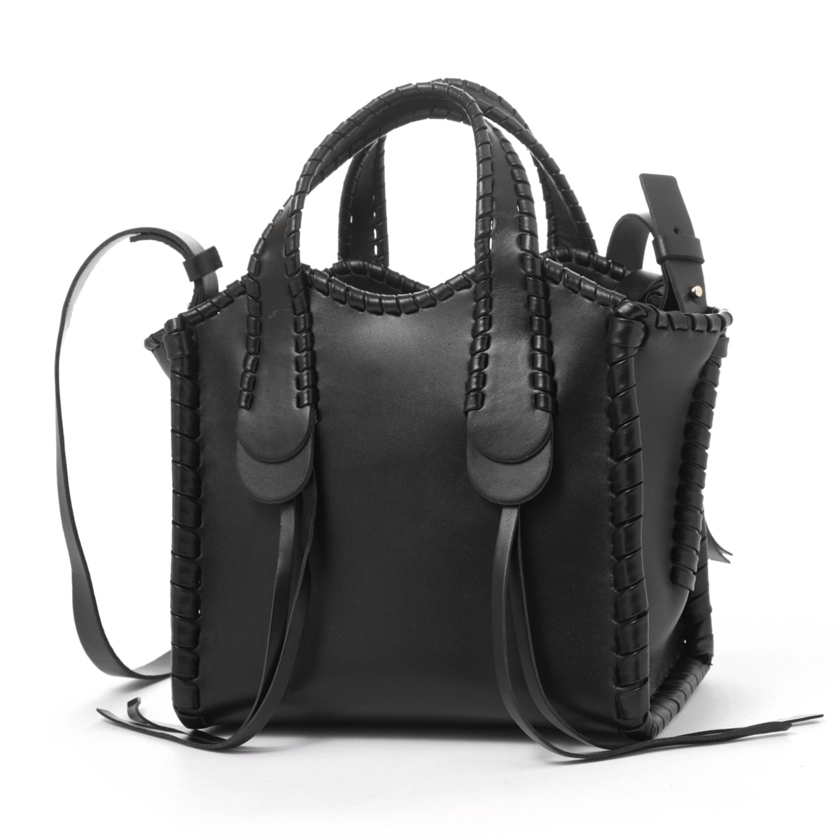 outlet【Chloe】Mony☆Chocolate レザー Small トートバッグ アウトレット】Chloe クロエ トートバッグ/SMALL MONY TOTE BAG