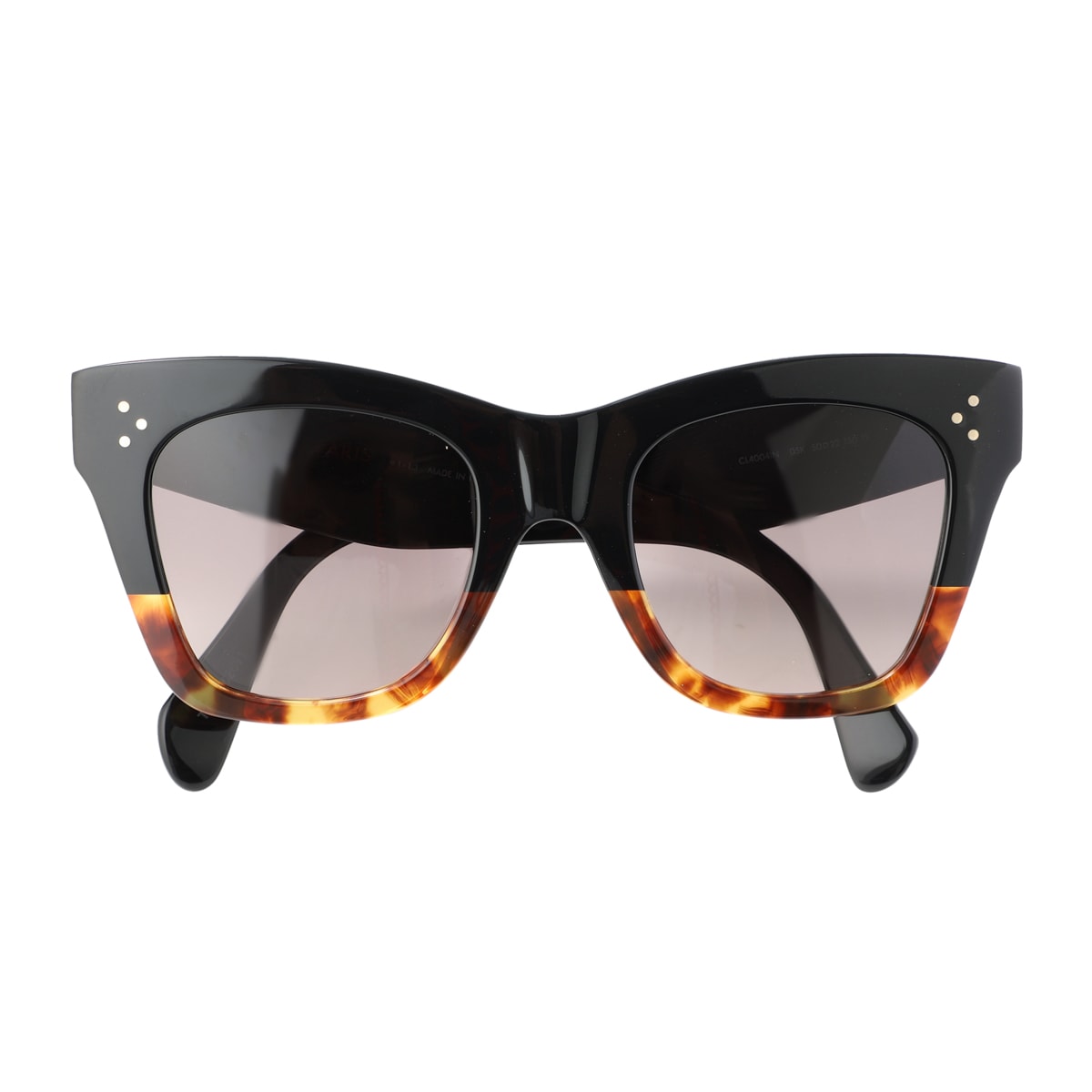 CELINE キャットアイサングラス セリーヌ CELINE サングラス キャットアイ 54四角20 ブラック 黒