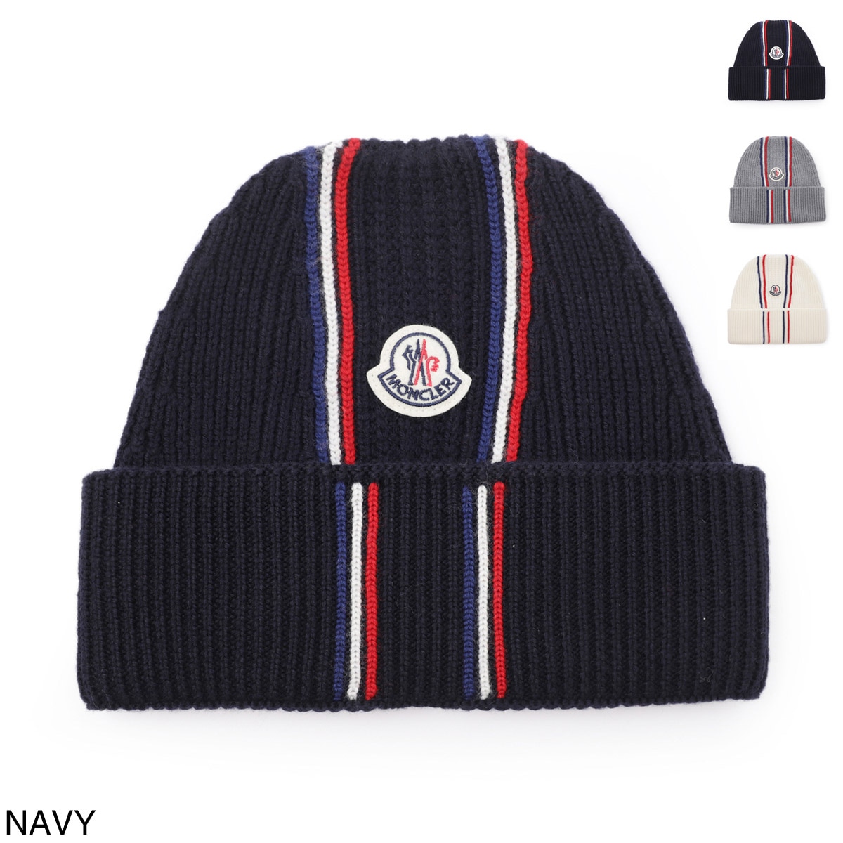 【タイムセール ACCS】MONCLER モンクレール ニットキャップ/ビーニー/BERRETTO TRICOT メンズ