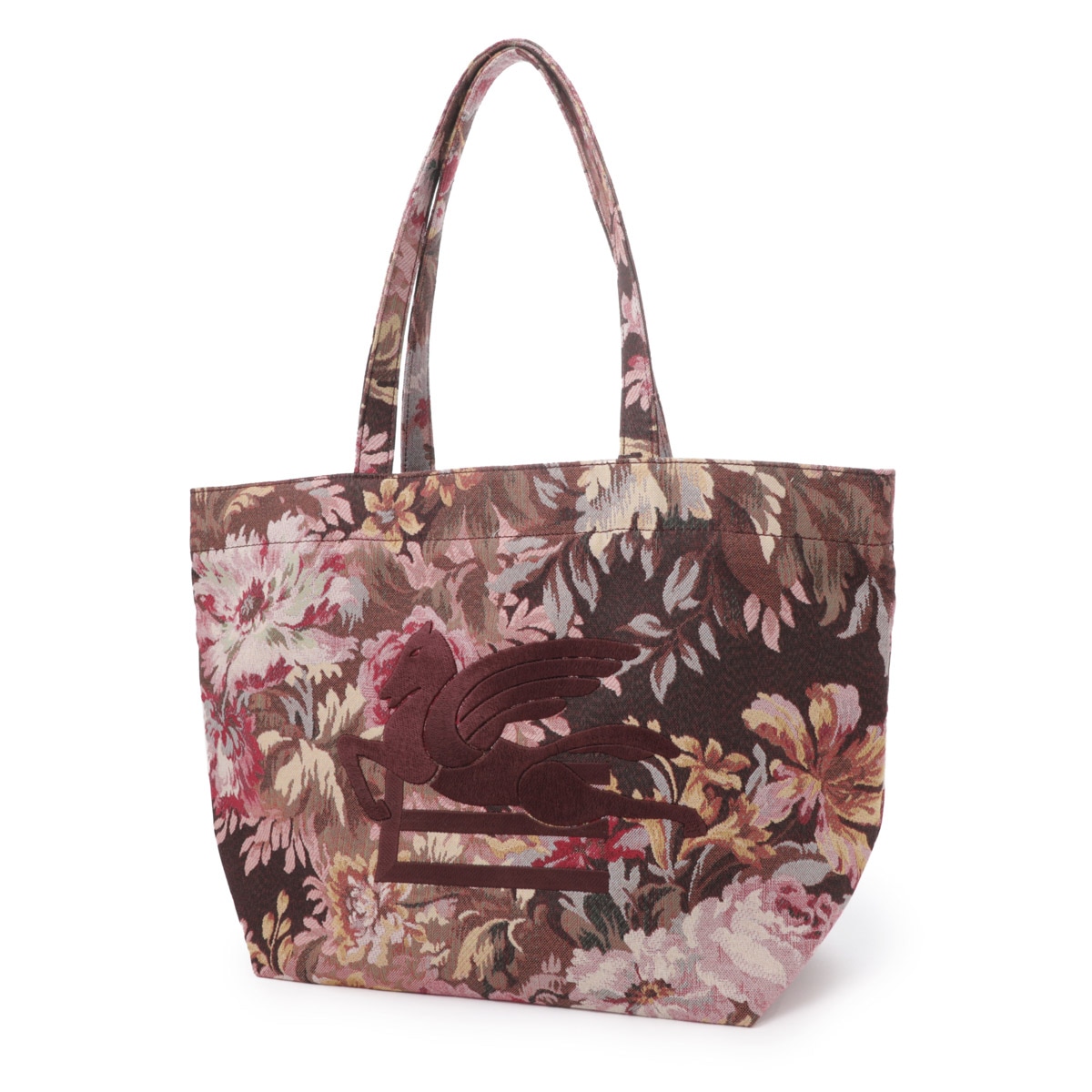 チ*コ様 エトロ ETRO ハンドバッグ ジャガード ピンクパープル 美品 エトロ ETRO ハンドバッグ ジャガード ピンクパープル 美品