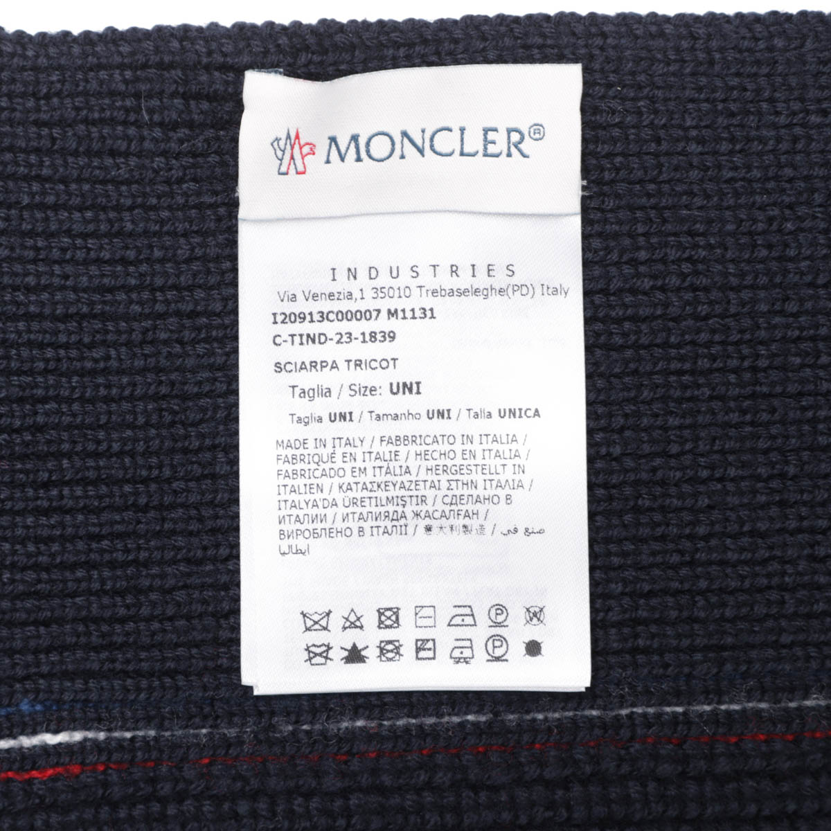 【アウトレット】MONCLER モンクレール マフラー メンズ