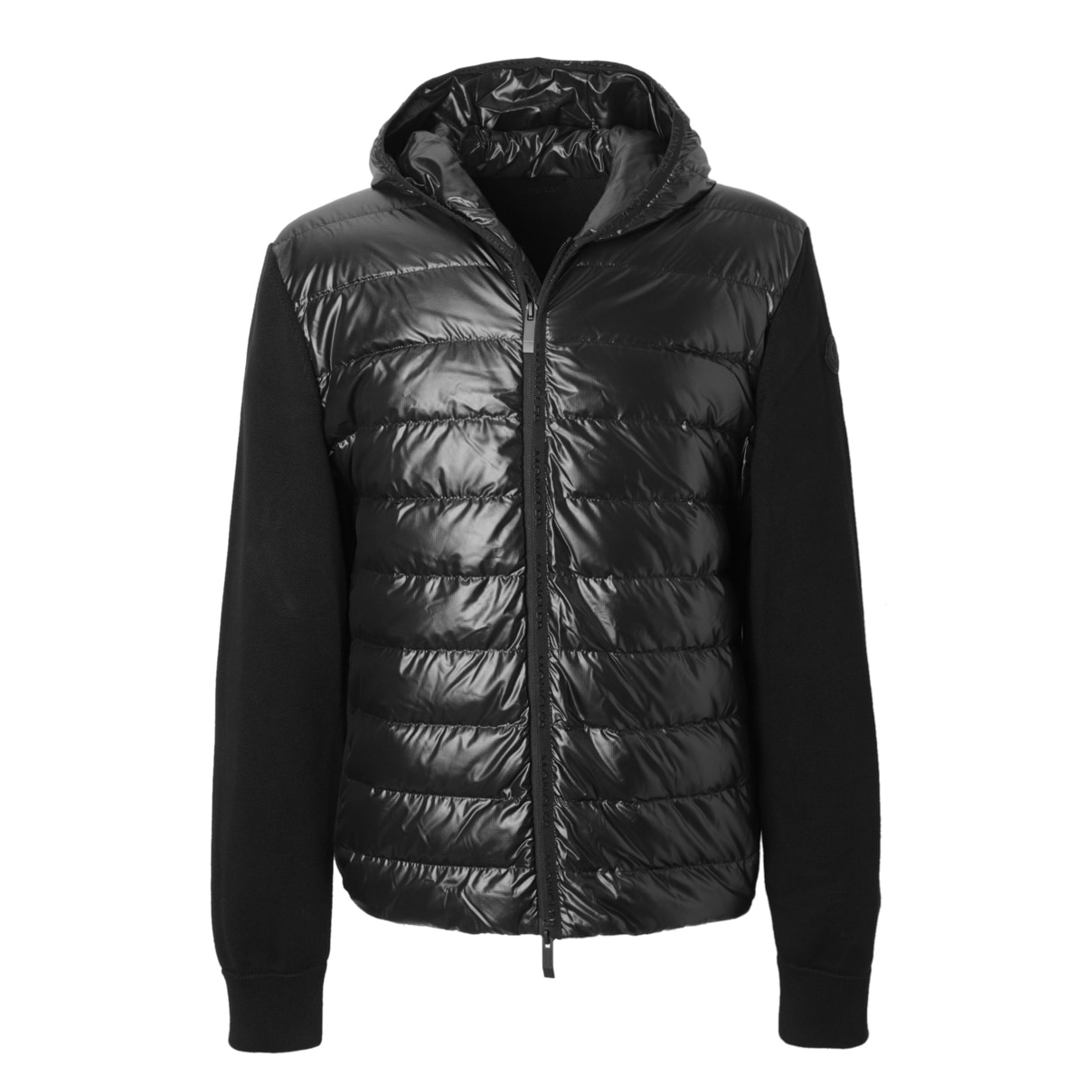 【タイムセール TOPS】MONCLER モンクレール ダウン切り替え ジップアップ カーディガン メンズ