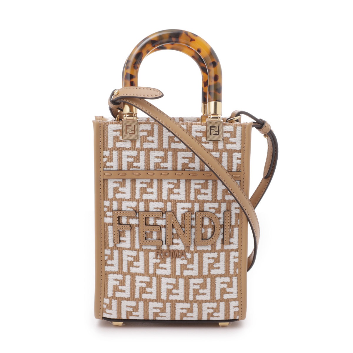 FENDI フェンディ トートバッグ 2WAY/SUNSHINE SHOPPER MINI レディース