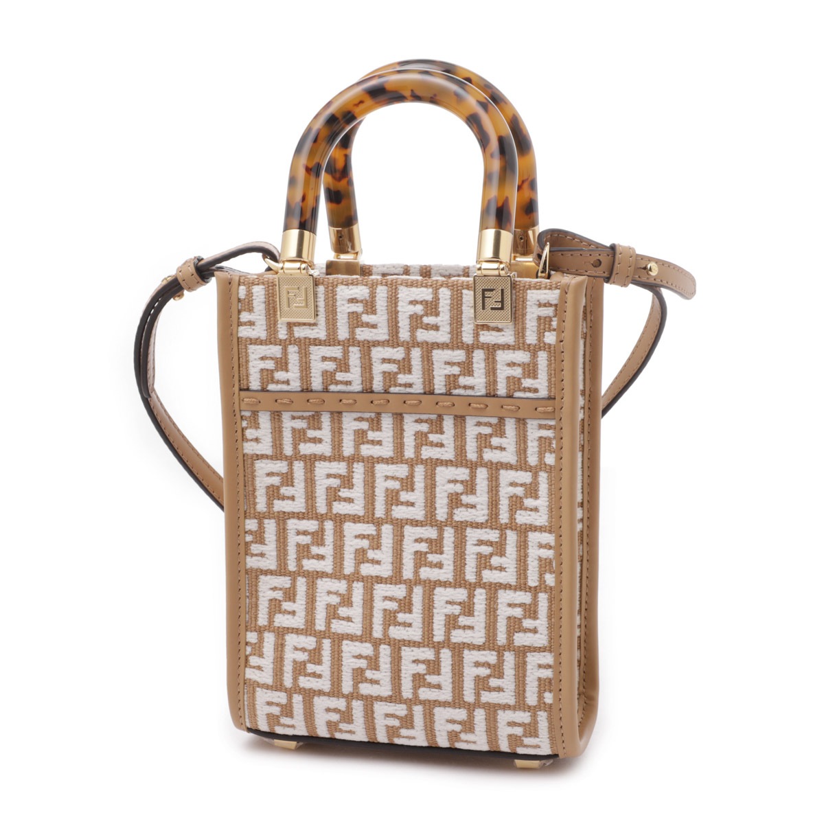 FENDI フェンディ トートバッグ 2WAY/SUNSHINE SHOPPER MINI レディース