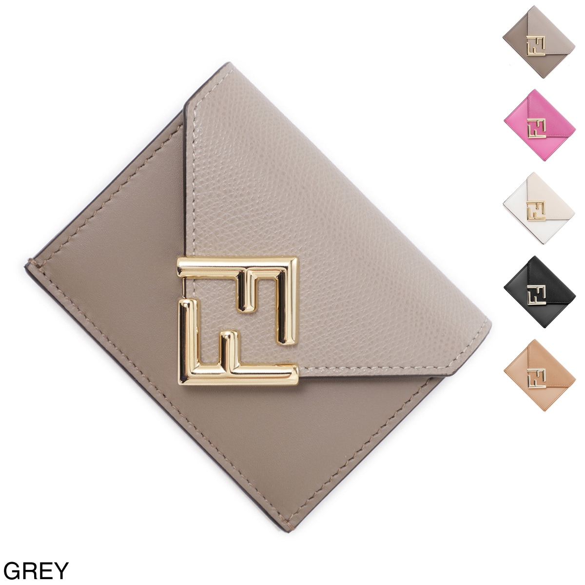 FENDI フェンディ 3つ折り財布 小銭入れ付き/FF DIAMOND