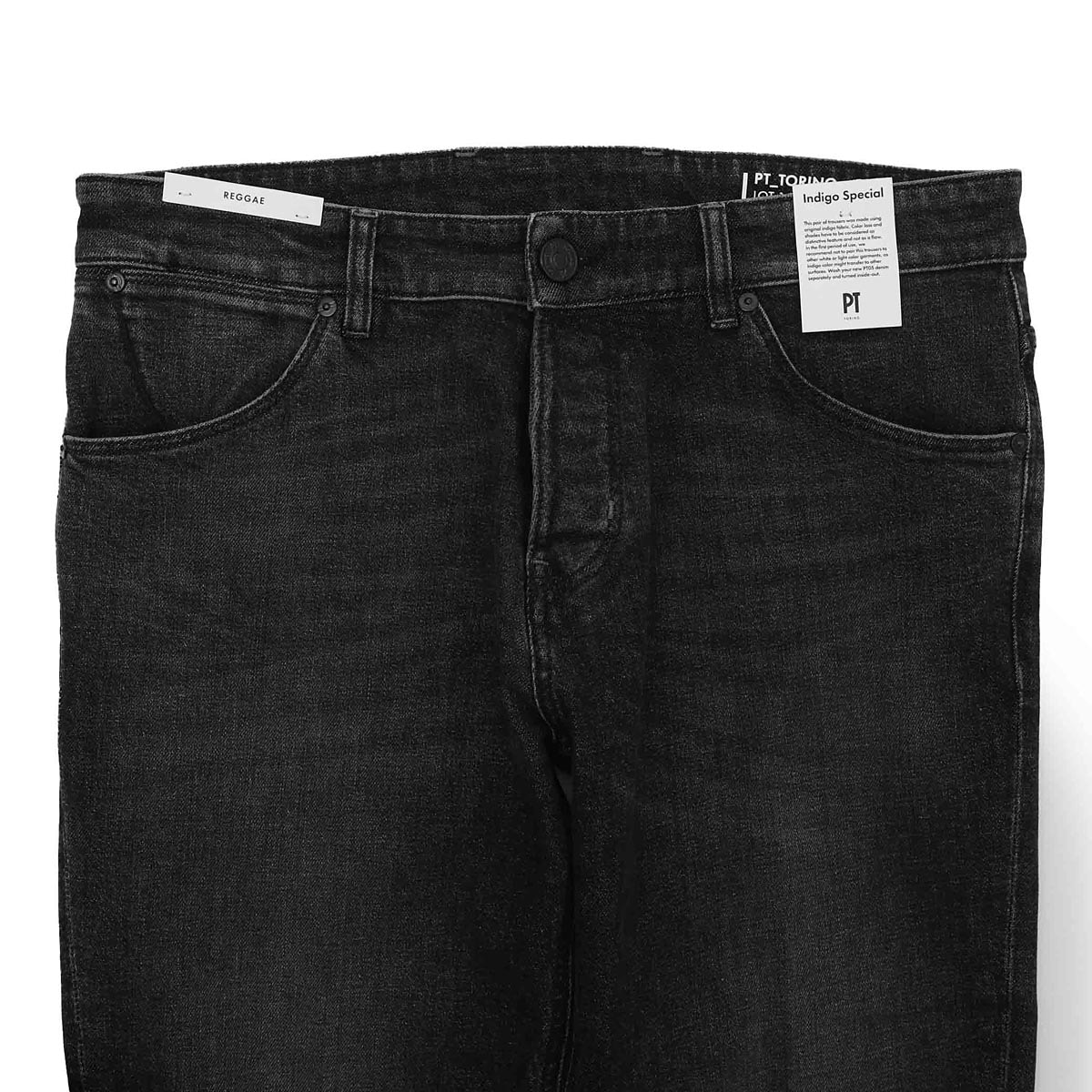 【アウトレット】【ラスト1点】PT TORINO DENIM ピーティートリノデニム ボタンフライジーンズ/REGGAE MUST DENIM TAPERED FIT INDIGO SPECIAL【大きいサイズあり】 メンズ