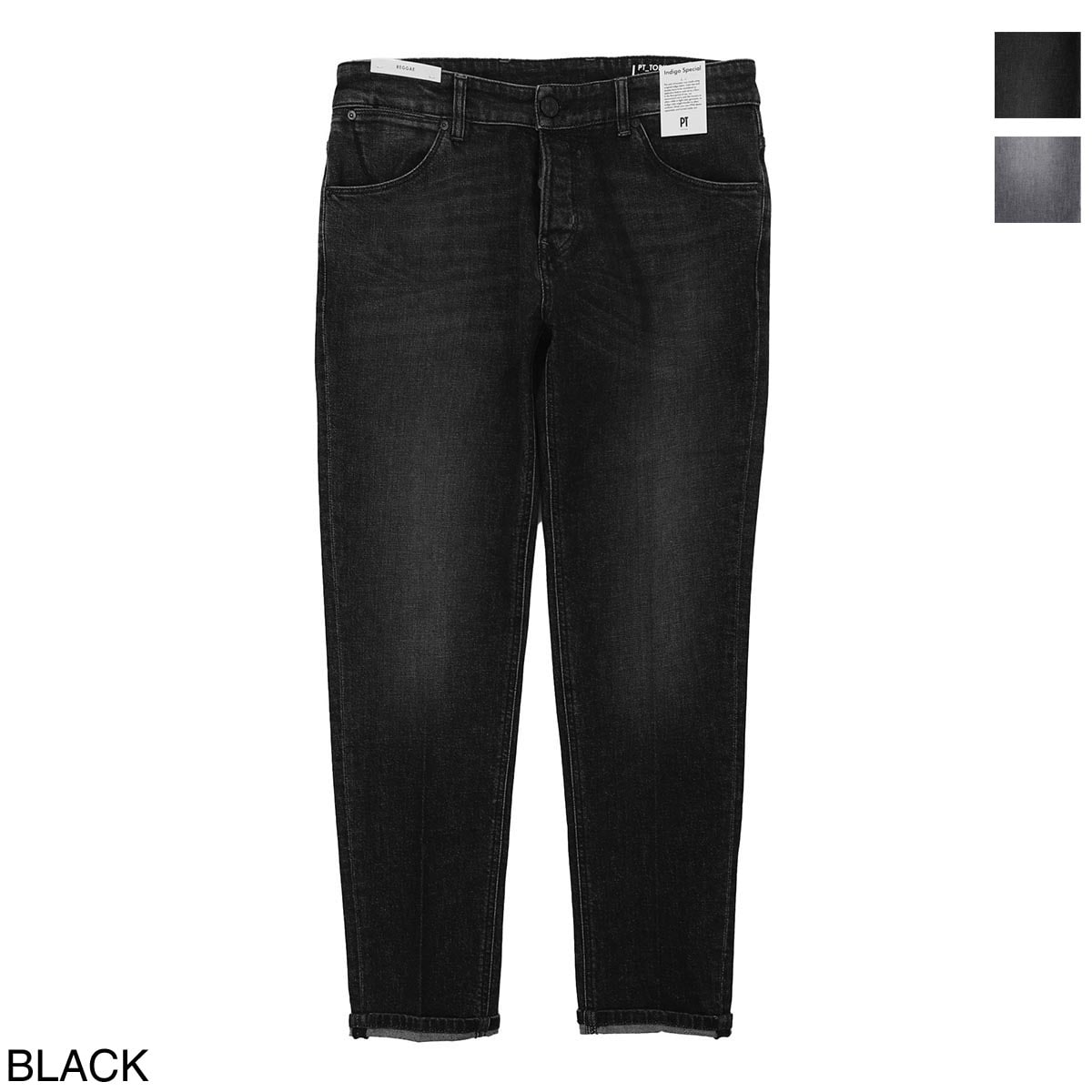 【アウトレット】【ラスト1点】PT TORINO DENIM ピーティートリノデニム ボタンフライジーンズ/REGGAE MUST DENIM TAPERED FIT INDIGO SPECIAL【大きいサイズあり】 メンズ