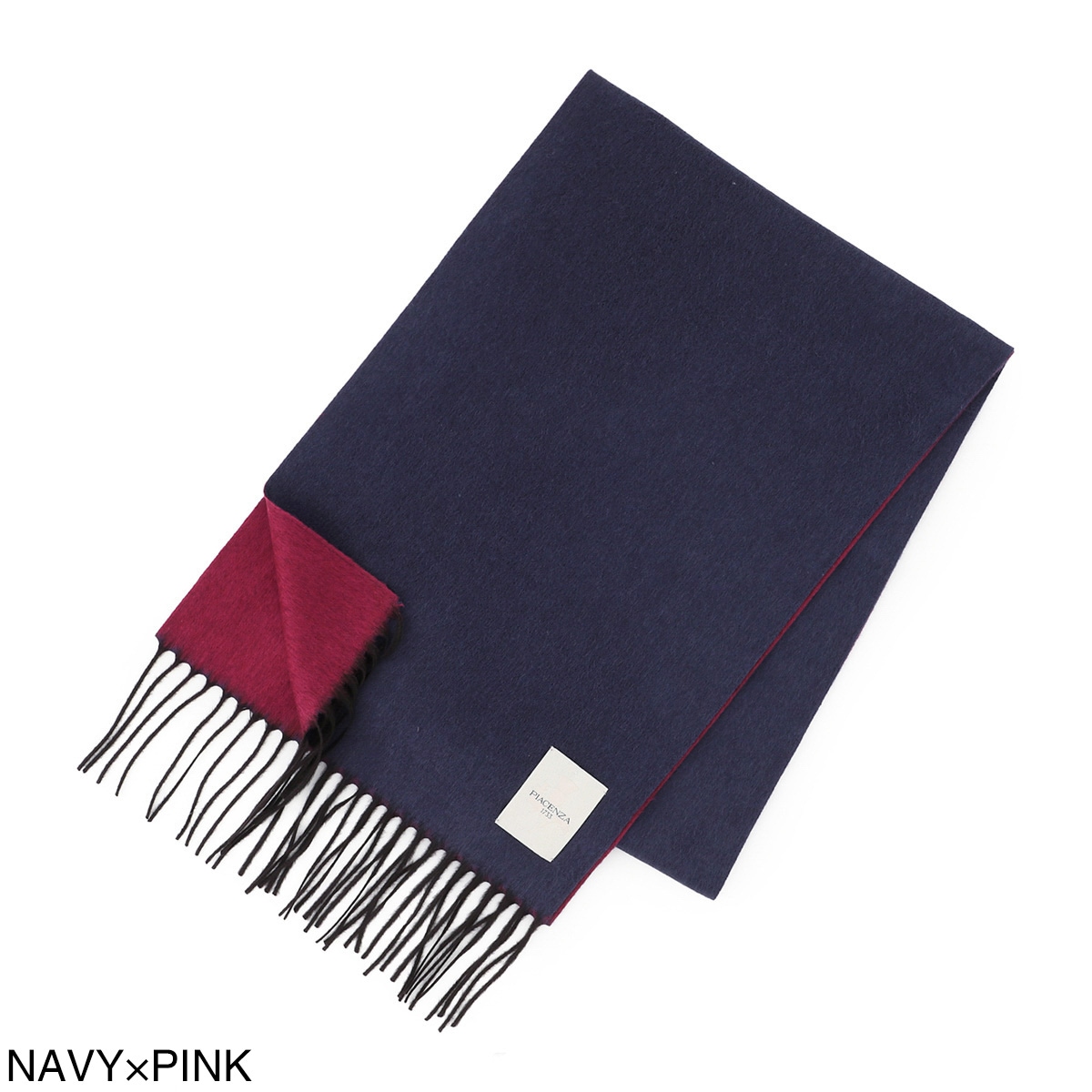 PIACENZA CASHMERE ピアチェンツァ カシミア シルク×カシミヤ リバーシブルマフラー/ストール/MIRROR