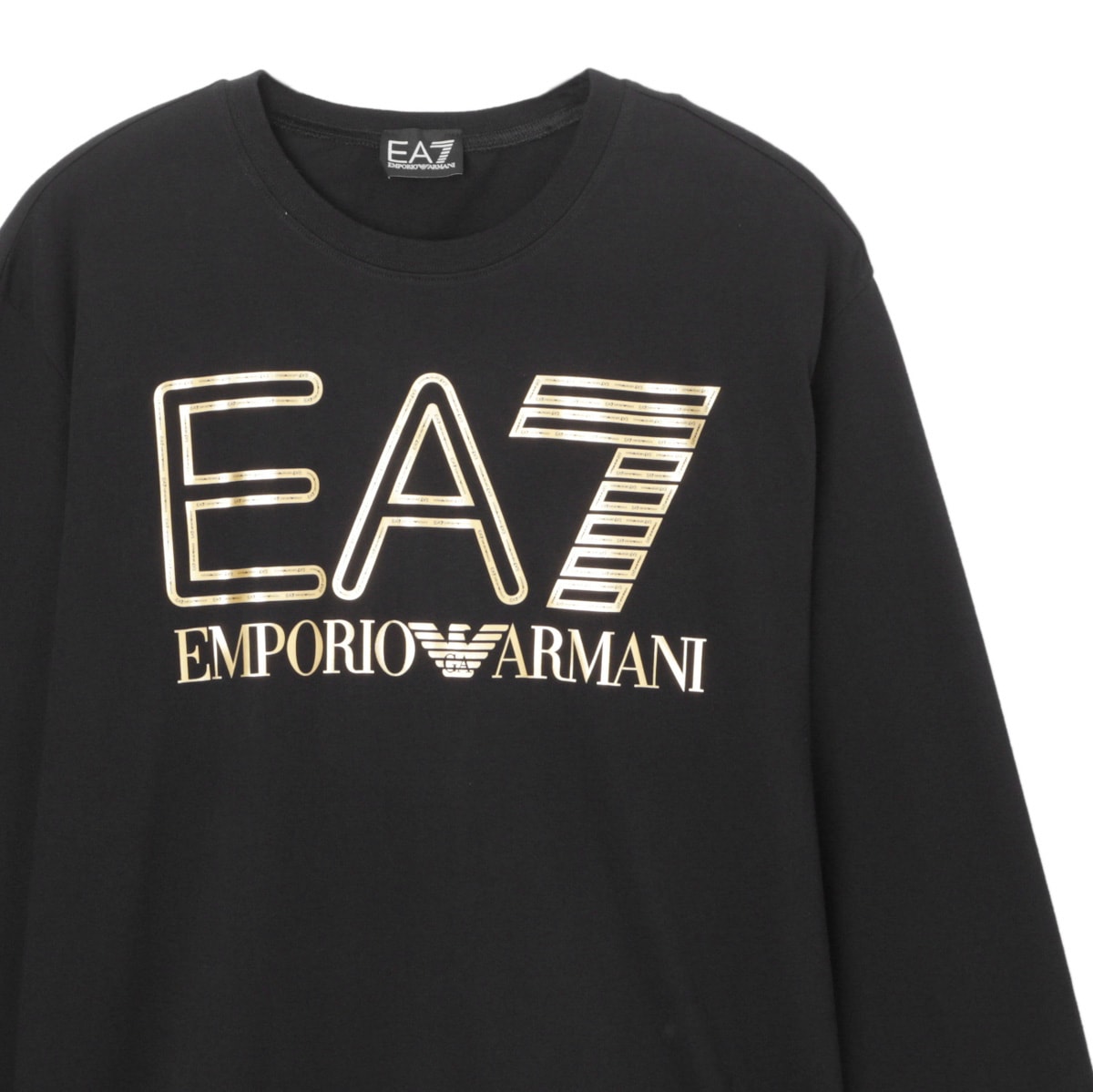 【タイムセール TOPS】EA7 EMPORIO ARMANI エンポリオアルマーニ クルーネック 長袖Tシャツ/LOGO SERIES メンズ