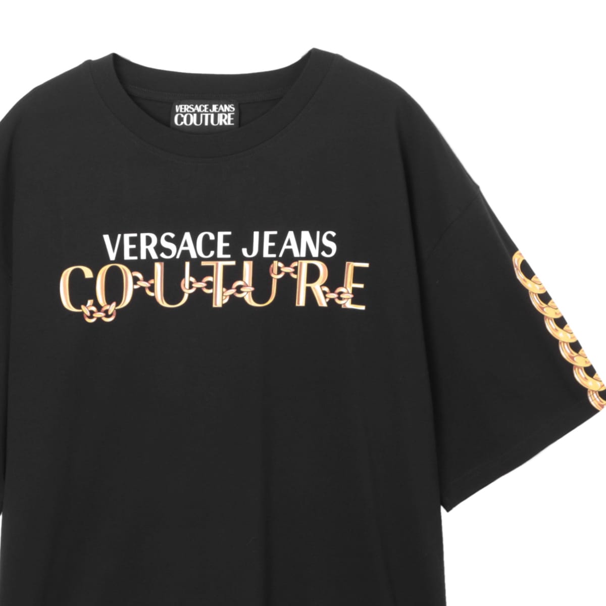 VERSACE JEANS COUTURE ヴェルサーチェ クルーネックTシャツ VERSACE JEANS COUTURE ヴェルサーチェ クルーネックTシャツ