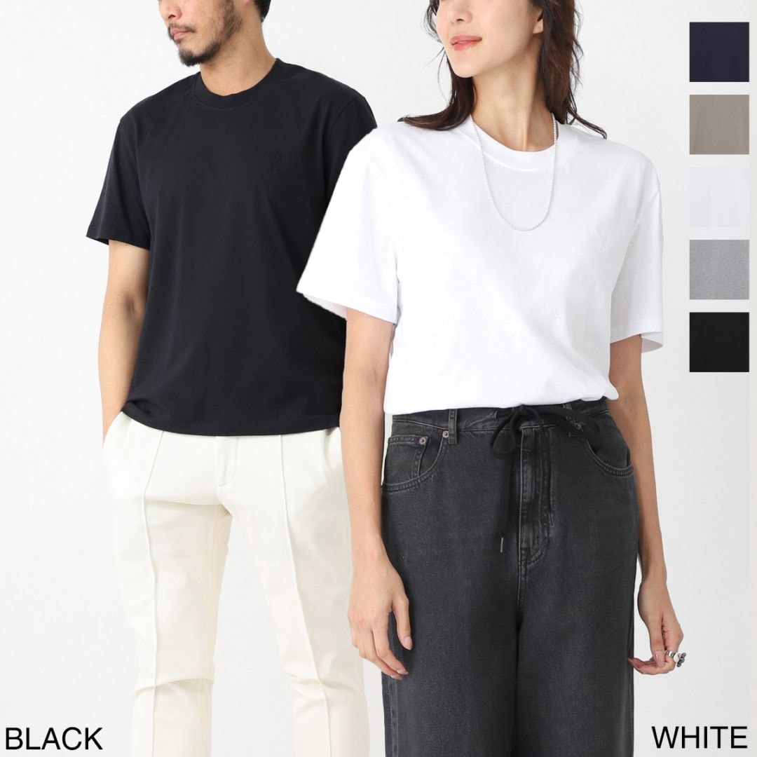 アウトレット】AMI PARIS アミ パリス クルーネックTシャツ/AMI DE